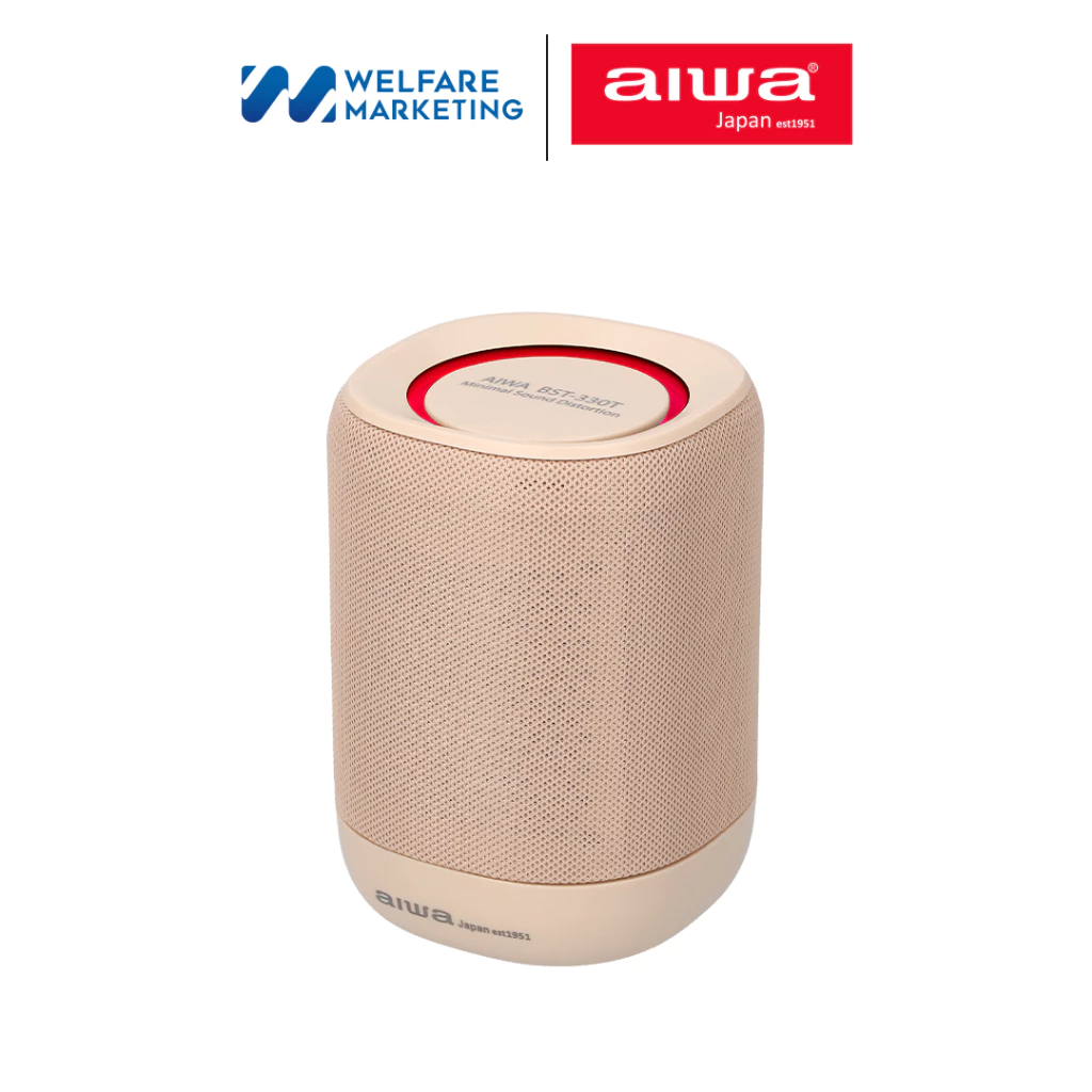[ผ่อน 0%] AIWA BST-330T Mini Bluetooth Speaker ลำโพงบลูทูธพกพามินิ กันน้ำระดับ IPX5
