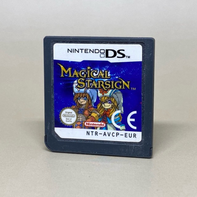 ตลับเปล่าเกมส์ Magical Starsign (NDS) | Nintendo DS | Original EUR | English | ใช้งานปกติกับเครื่อง 