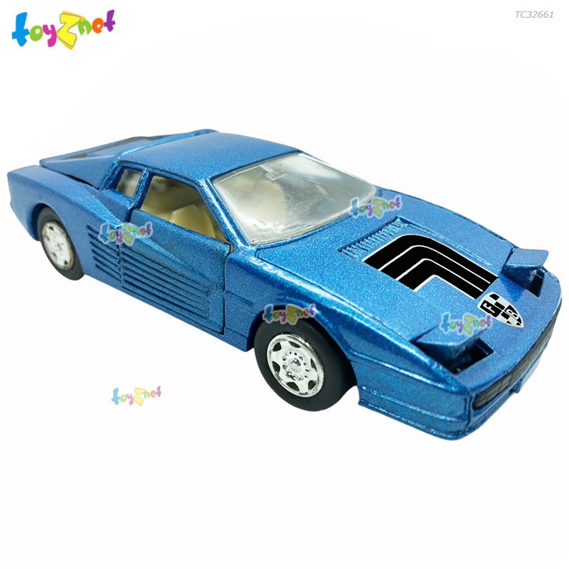 Toyznet รถเหล็ก Sport Car 4.5 นิ้ว (สีน้ำเงิน) รุ่น TC32661