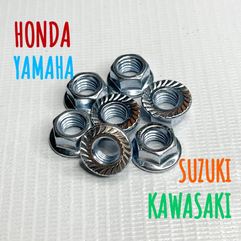 น๊อตตัวเมียหัวจักร(เบอร์12) 8mm