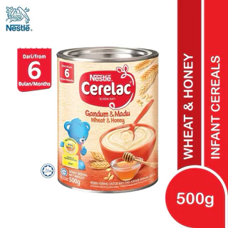 Nestle Cerelac เนสท์เล่ ซีรีแล็ค อาหารเสริมธัญพืช สูตรน้ำผึ้ง 500 กรัม