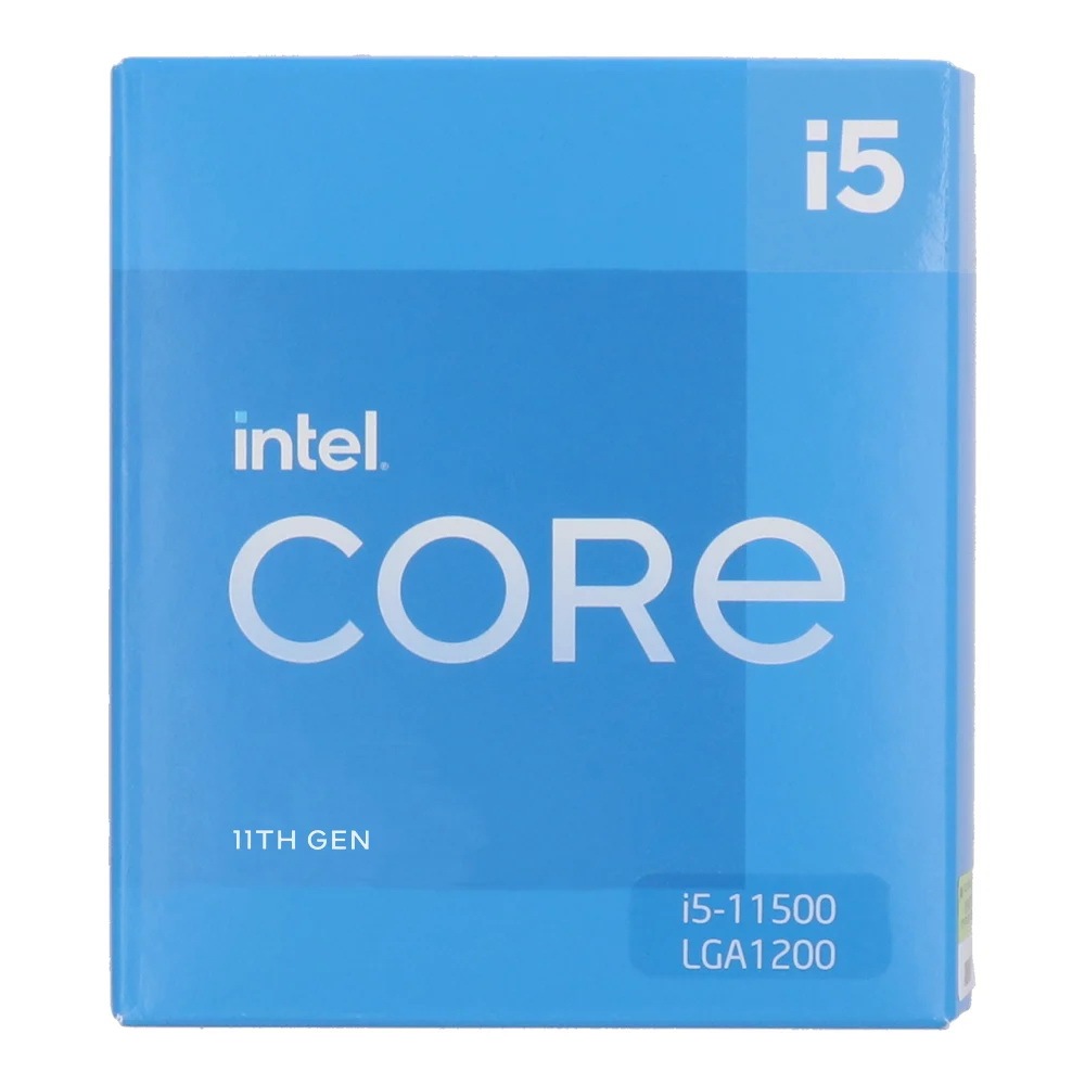 CPU (ซีพียู) Intel Core I5 11500 (4.60GHz) 6C/12T LGA1200 ฟรีซิลิโคน พร้อมส่ง