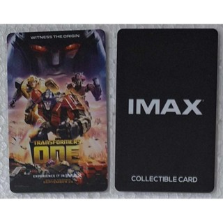 บัตรสะสม บัตรแข็ง IMAX Collectible Card Transformers One ลิข…