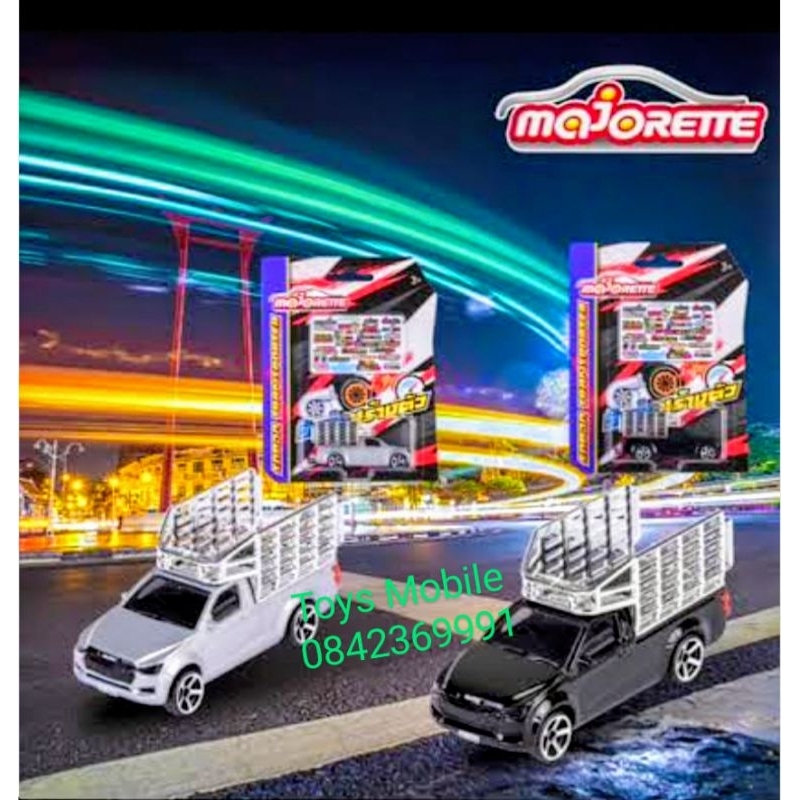 Majorette/Hotwheels โมเดลรถเหล็ก รวมรถกระบะ Dmaxสองแถว คอกซิ่ง ไปรษณีย์ รถตู้ รถบาร์ รถบรรทุก ลิขสิท