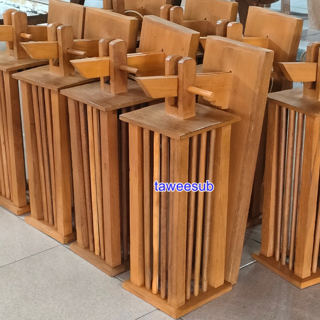 โคมไฟไม้สัก โคมไฟติดผนัง โคมดิ่งแบบซี่ยาว โคมไฟติดห้องนอน โคมญีุ่ปุ่น โคมแต่งร้านสปา ร้านอาหาร ส่งเร็ว