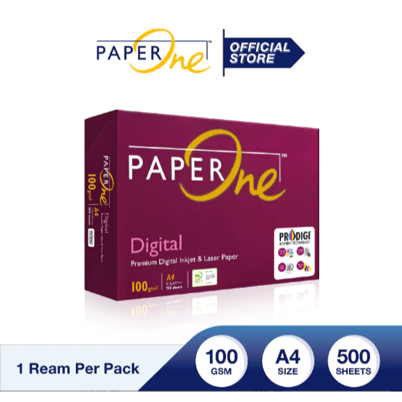 กระดาษถ่ายเอกสาร PaperOne A4 100 แกรม / 1 รีม