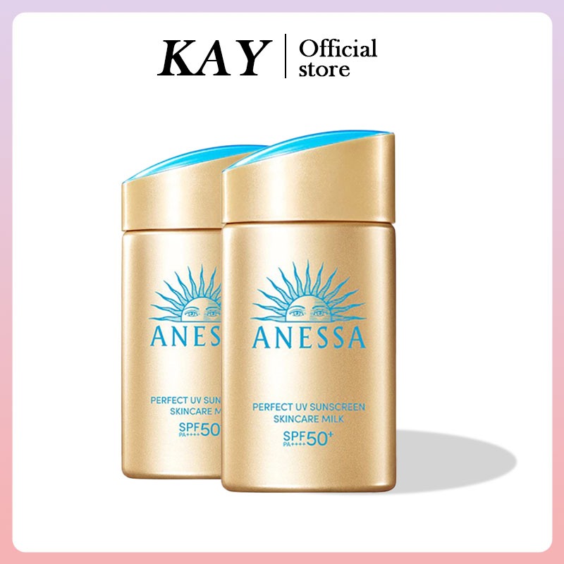 【 การจัดส่งสินค้า 】Anessa Perfect UV Sunscreen Skincare Milk N SPF50+ PA++++ 60ml ครีมกันแดดกลางแจ้งป้องกันรังสียูวี