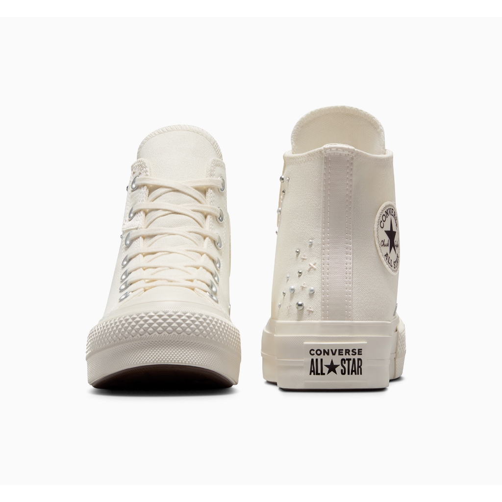 CONVERSE รองเท้า CTAS LIFT MENDED EMBELLISHMENT HI WHITE ผู้หญิง A12512CF_H4WTXX
