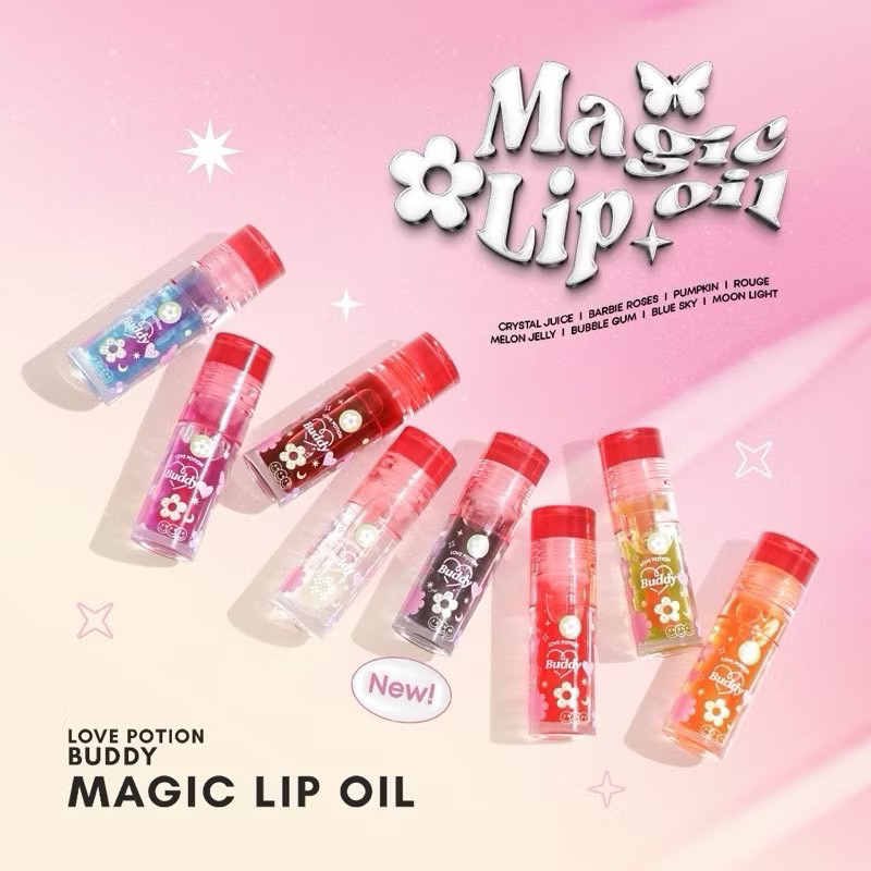 [พร้อมส่ง]แท้100% MAGIC LIP OIL เมจิก ลิปออยล์ 3.5 กรัม ลิปออยซ้อการ์ด