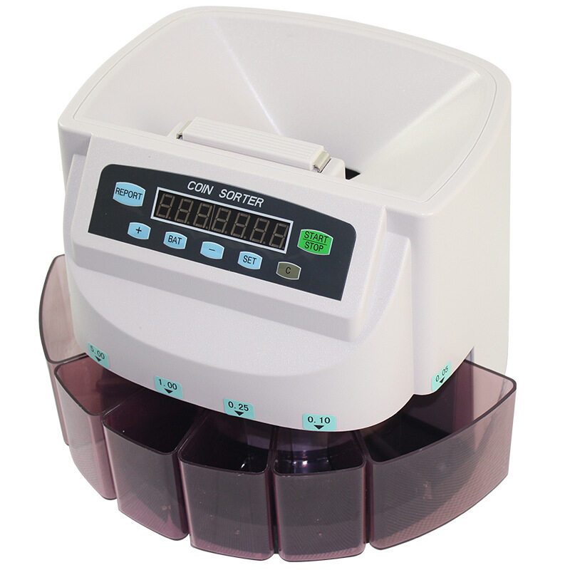 ของแท้100% รับประ1 ปี Coin counter เครื่องนับเหรียญ เครื่องคัดแยกเหรียญแบบอัตโนมัติ รุ่นใหม่สุด - รูปที่ 6