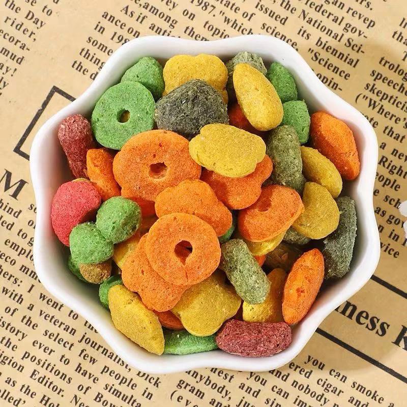 [ZC] MINI Cookies ขนมลับฟันผสมผงผักผลไม้หลากสี อาหารเสริมสำหรับลับฟัน สัตว์เลี้ยงฟันแทะทุกชนิด ขนาด 25 g.