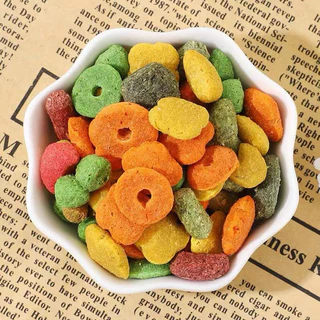 [ZC] MINI Cookies ขนมลับฟันผสมผงผักผลไม้หลากสี อาหารเสริมสำหรับลับฟัน สัตว์เลี้ยงฟันแทะทุกชนิด ขนาด 25 g.