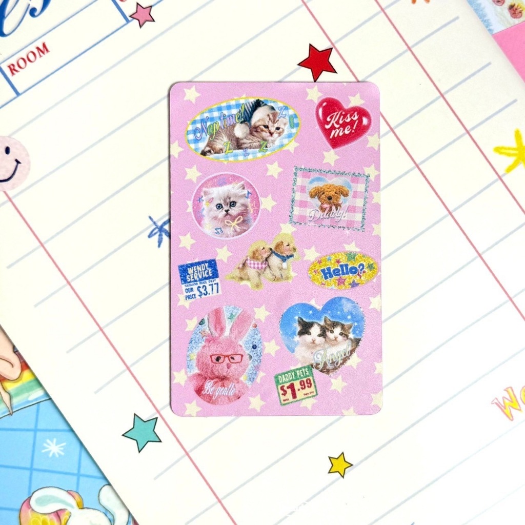 DADDY | Cover Card สติ๊กเกอร์ติดบัตร BTS MRT ลายใหม่ สุดน่ารัก - รูปที่ 2