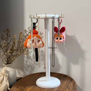 ที่แขวน ราวแขวน สร้อย พวงกุญแจ ทำจากไม้จริง