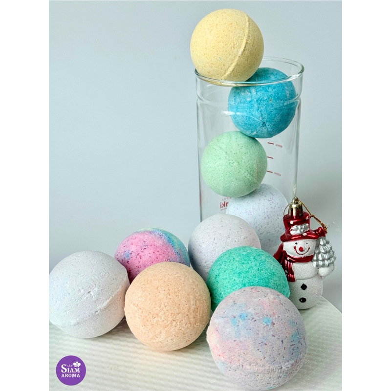 Siam Aroma Fizzy Bath Bomb บาธบอมบ์ สบู่ทำฟองแช่ตัว กลิ่นหอมอโรม่าดั่งสปาหรู ฟิซซี่บาธบอมบ์สยามอโรมา