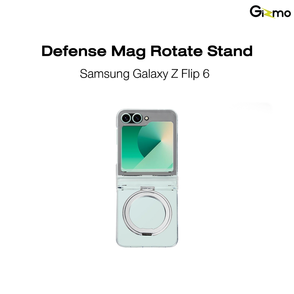 gizmo รุ่น for Z Flip 6 เคส ชาร์จได้ มีขาตั้ง กันกระแทก Defense Mag Rotate stand