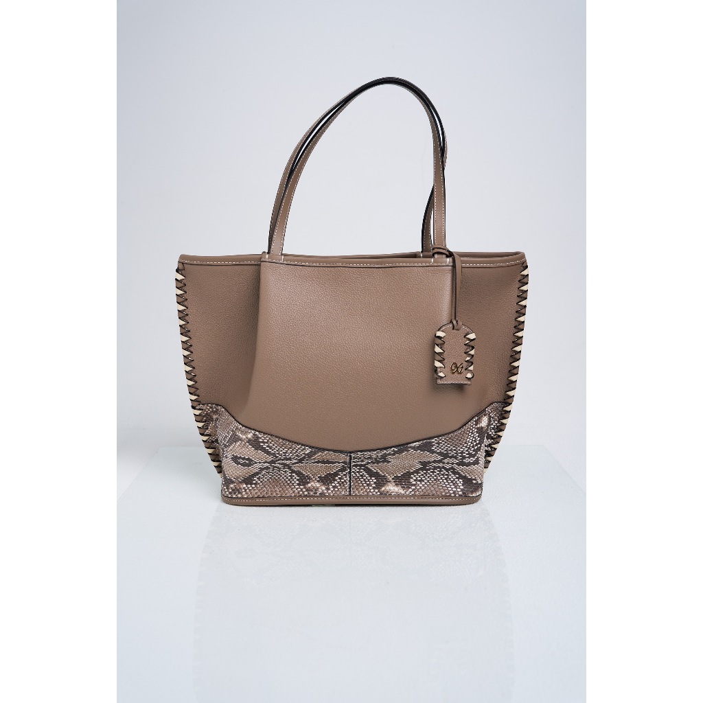 XOTIQUE Carmen 29  Python Taupe Bag
