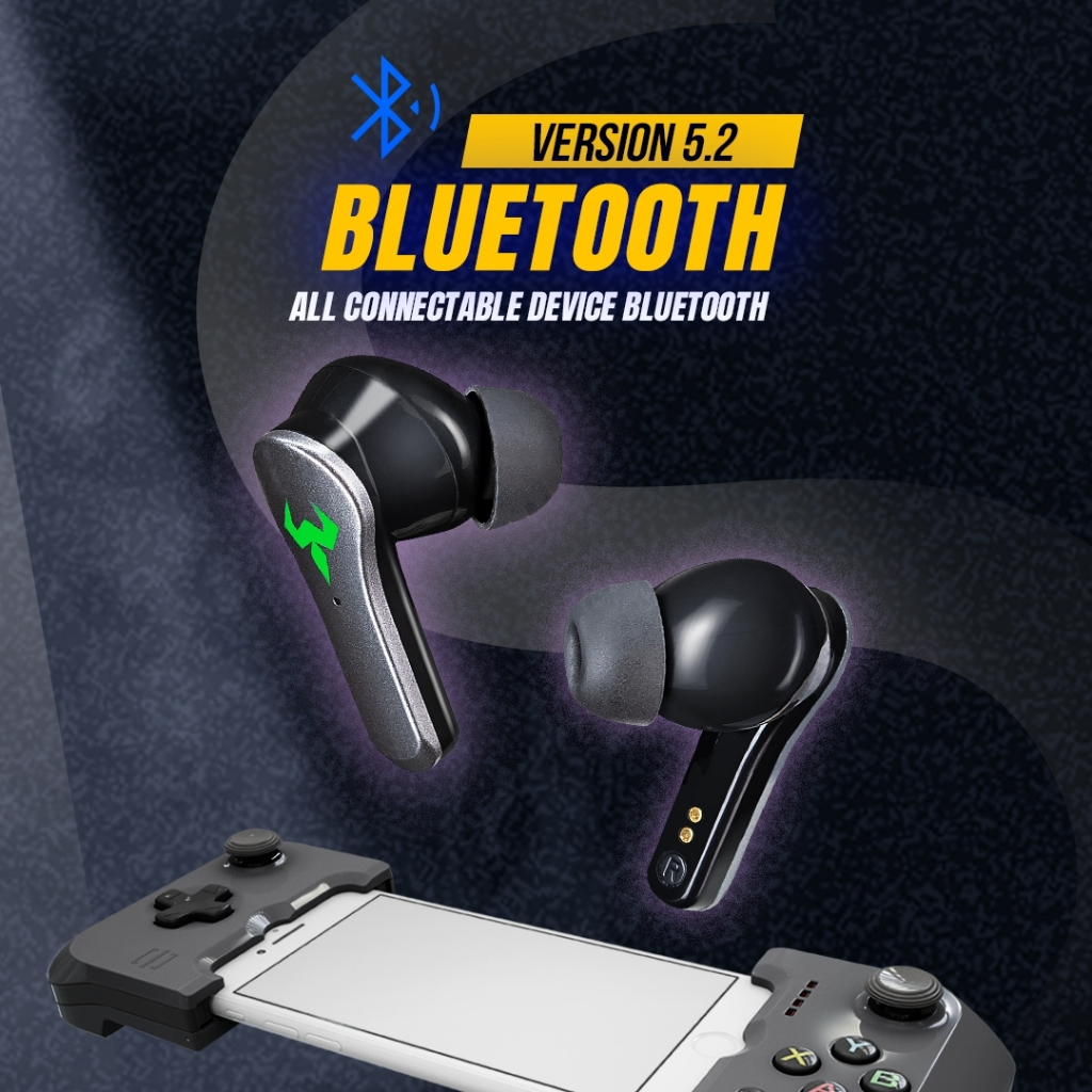 Nubwo TWS Gaming Ear Buds E-sport รุ่น NTW1 หูฟังทรูไวร์เลส ใช้งานได้ทั้งเล่นเกม ฟังเพลง ไม่ดีเลย์ แยกเสียงชัดเจน คมชัด