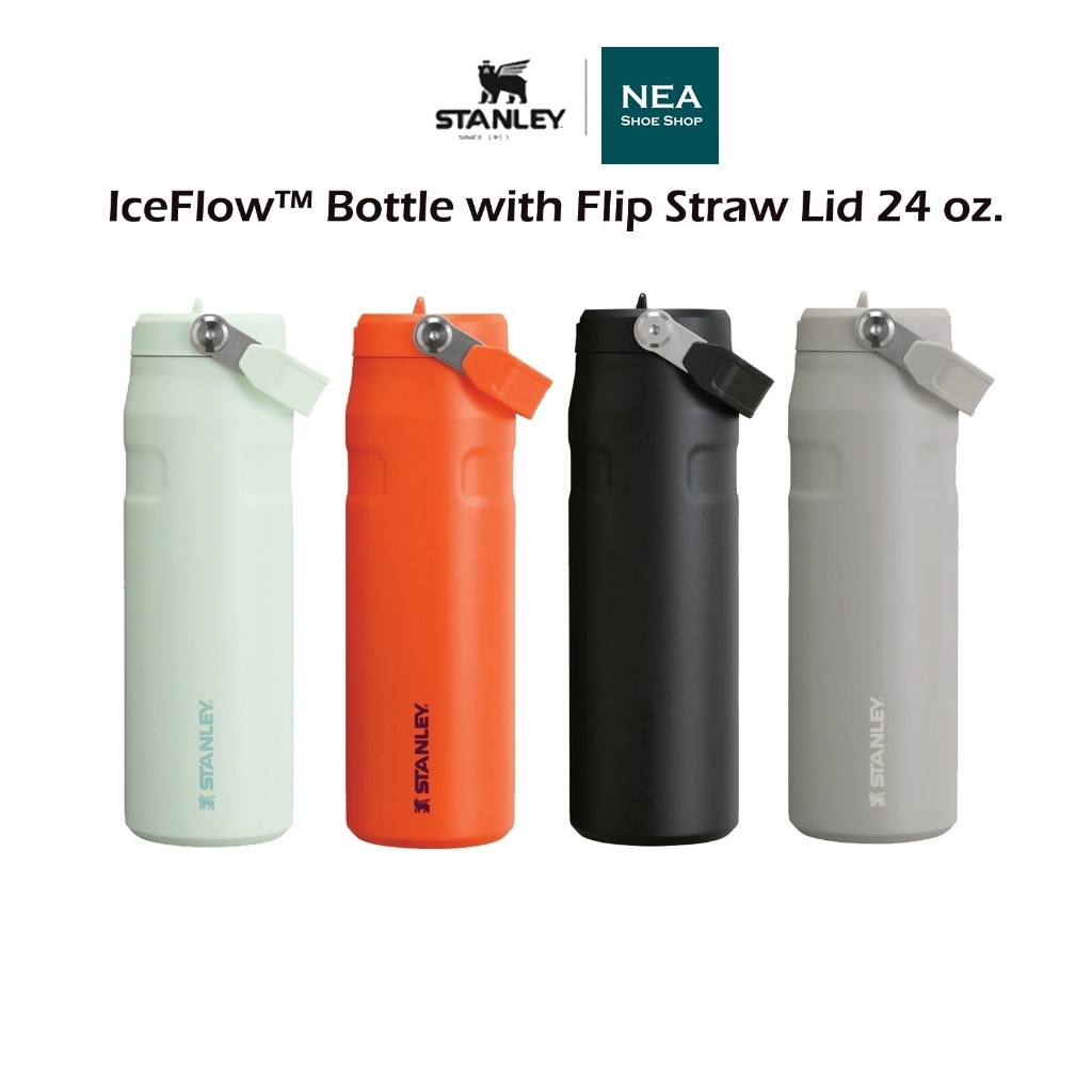 [ลด20% เก็บโค้ด 20XTRA1000] Stanley IceFlow™ Bottle with Flip Straw Lid 24 oz แก้วเก็บความเย็น แสตนลีย์ แท้