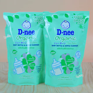 3 ถุง D-nee ดีนี่ น้ำยาล้างขวดนมนิวบอร์นOrganic 550 มล.