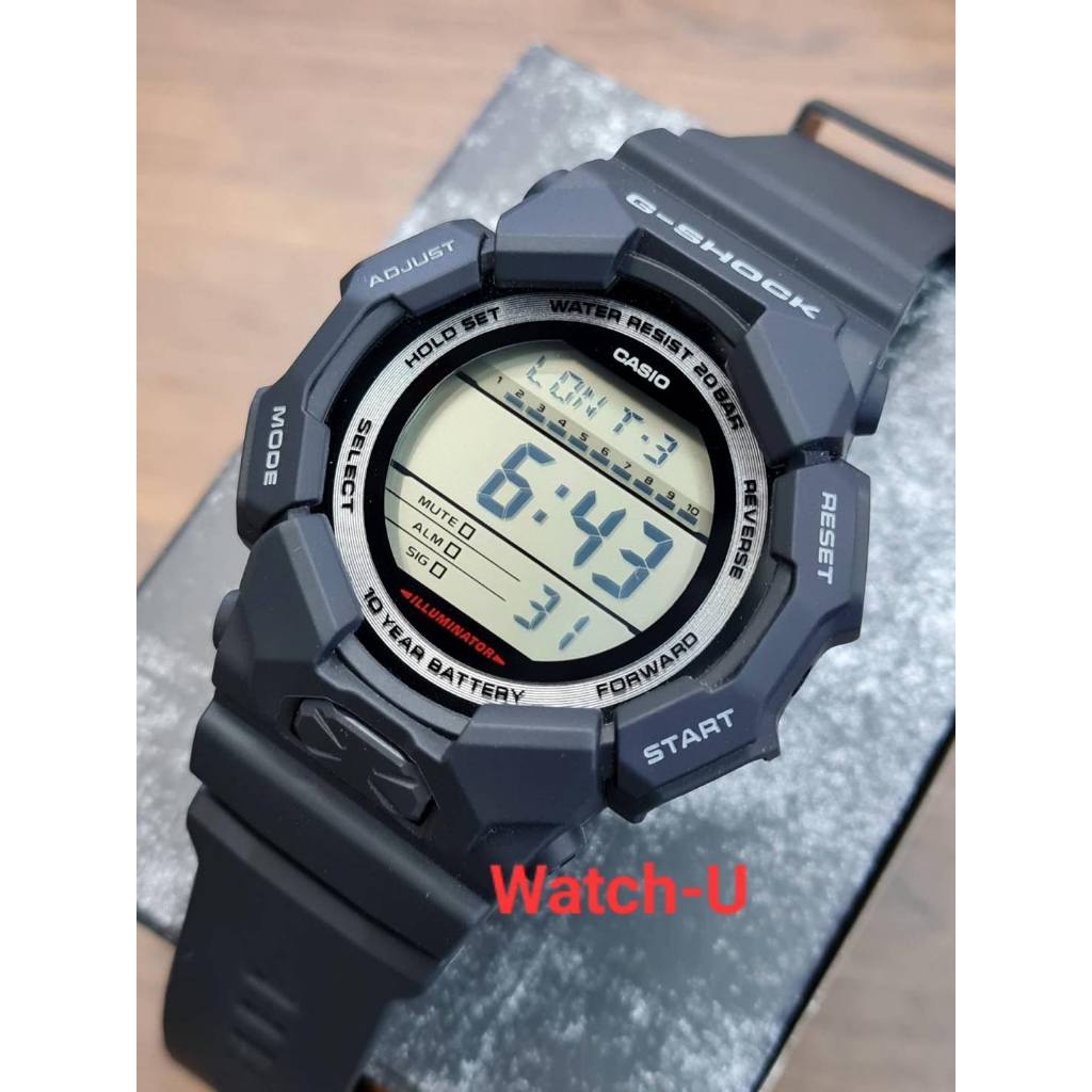 Casio G-Shock นาฬิกาข้อมือผู้ชาย สายเรซิน GD-010 รุ่น GD-010-1 / GD-010-1DR 10 years battery