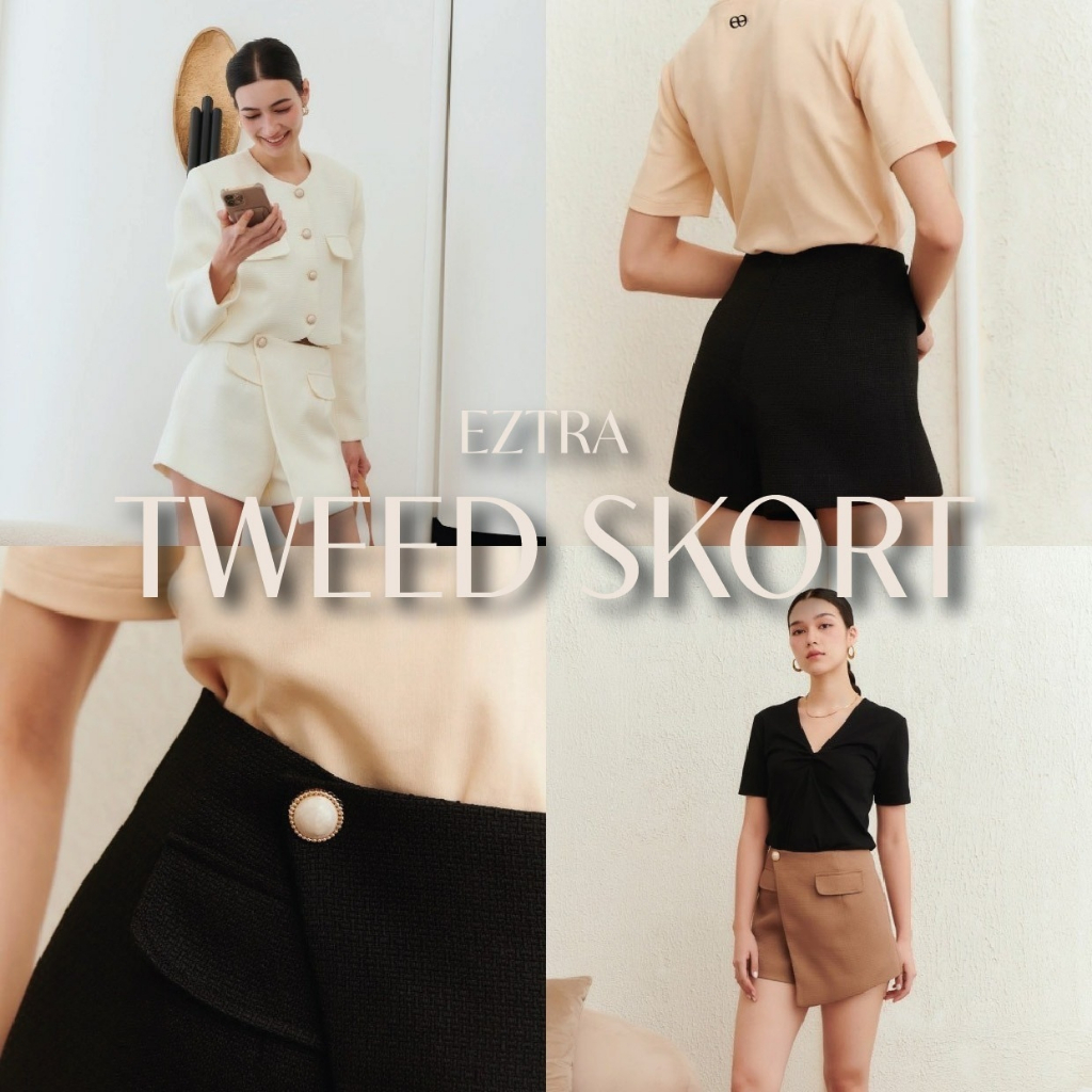 EZTRA wear Daily Tweed Skort