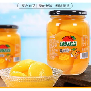 ลูกพีชเชื่อม🍑พีชกระป๋อง💥Sale💥ในน้ำเชื่อม หอมหวานชื่นใจ425g