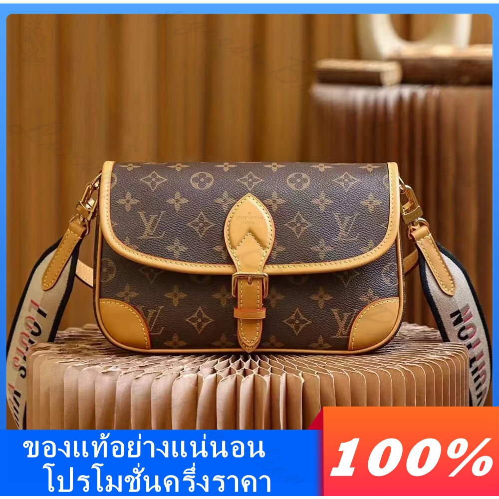 👜Louis Vuitton คลาสสิค กระเป๋าสะพาย DIANE ของแท้💯