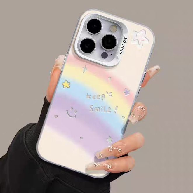 เคสแข็งหรูหรา เคสรอยยิ้ม เคสซัมซุงA05s A15 A12 A03 A23 A13 A14 A32 A33 A34 A10s A53 A52 A51 samsungA24 A20 เคสน่ารัก