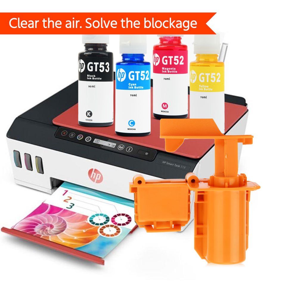 HP การดูดซึมหมึก HP GT53 หมึก GT52ink เหมาะสม HPTANK เครื่องพิมพ์ สูบอากาศ หมึกถ