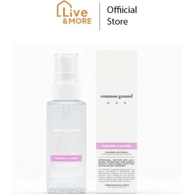 [ส่งไว] Common Ground Nue Feminine Wash Botanical Scent ผลิตภัณฑ์ทำความสะอาดจุดซ่อนเร้น ขนาด 120มล.