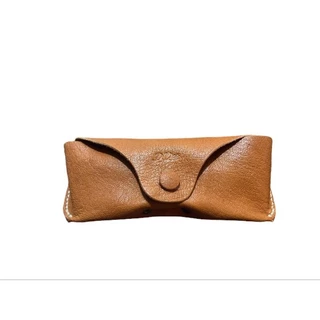 ซองหนังวัวแท้ใส่แว่นตา ซองใส่แว่นตา Glasses Leather Case ร้านไทย(แจ้งขอรับเพิ่มสายคล้องหรือสายรัดเข็มขัดฟรี)