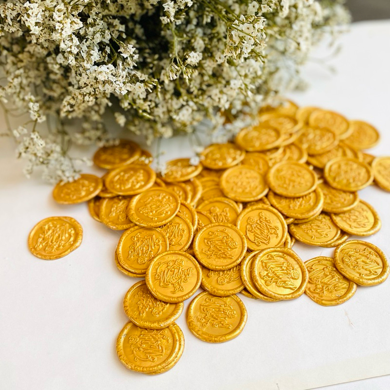𝓁𝒾𝓁𝒾 ☆ แพค200 : ตราประทับครั่งพร้อมใช้ 200 ชิ้น เลือกลาย&สีได้ ขี้ผึ้ง waxseal