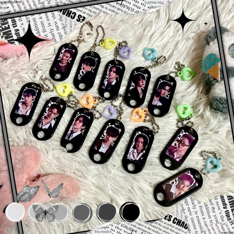 [พร้อมส่ง] new!! พวงกุญแจเนมแท็กป้ายศิลปิน BUS มีครบทุกเมมเบอร์