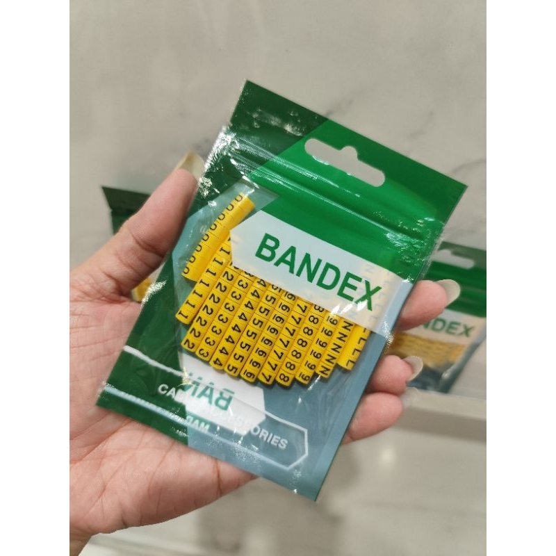 อุปกรณ์เดินสายไฟ เคเบิ้ลมาร์คเกอร์ BANDEX BM1-MT MIX (0-N) เหมาะสำหรับงานอเนกประสงค์