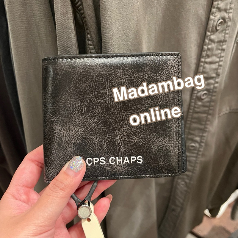 CPS CHAPS Monogram Wallet กระเป๋าสตางค์ชาย ลายโมโนแกรม