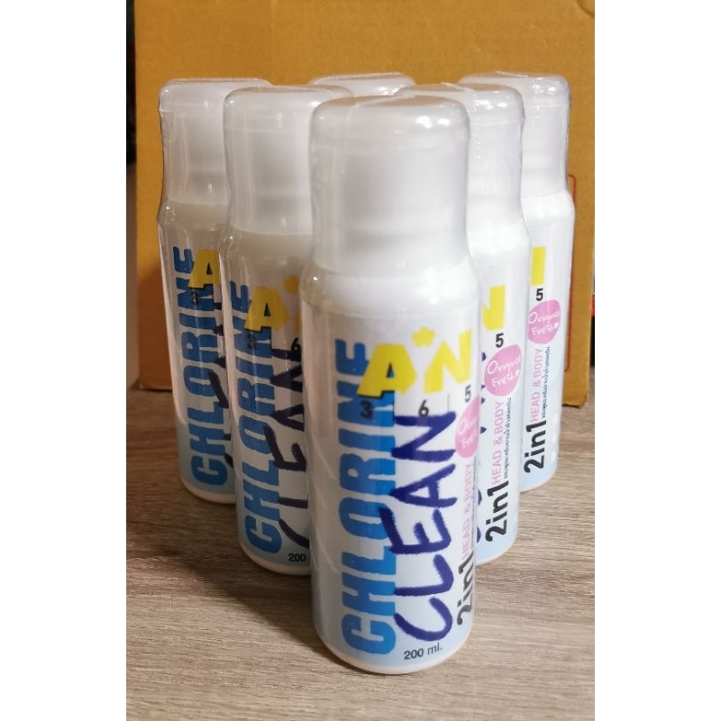 แชมพู​ล้าง​คลอรีน​กลิ่น​Original​Fresh​ 6​ ขวด