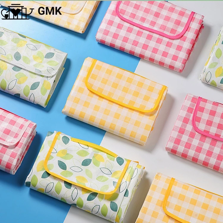 เสื่อปิคนิคพับได้ ทนต่อการสึกหรอ กันน้ำ กันคราบ ซักได้ ขนาด150x200/150x100/200x200cm G2834