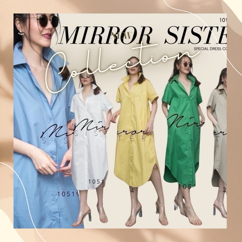 MirrorsisteR 10519.24 • เดรสเชิ้ตทรงเรียบง่าย