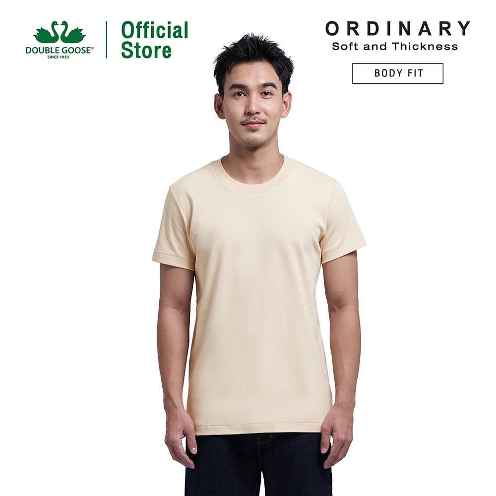 ห่านคู่ เสื้อยืดผู้ชาย ทรง Body Fit รุ่น Ordinary (Soft & Thickness) เทาอ่อนอมฟ้า,ไลท์พิคเกิลกรีน,ไลท์โอ้ต,เบจ16