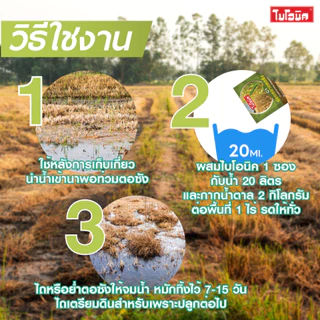 ไบโอนิค ซี1 (C1)* จุลินทรีย์ย่อยสลายตอซัง ฟาง กำจัดข้าวดีด ข้าวเด้ง หญ้านก หญ้าลิเก บำรุงดิน 100กรัม
