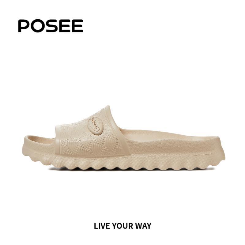 【Wholesale】【New Arrival】POSEE รองเท้าแตะผู้หญิง แฟชั่น ทรงเวฟ EVA ใส่สบาย ใช้ได้ทั้งในร่มและกลางแจ้ง P1249702