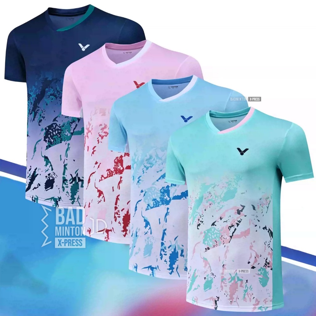 [ส่งจากไทย] เสื้อแบดมินตัน วิคเตอร์ คอลเลคชั่นใหม่ล่าสุด ปี 2024 ส่งจากคลังสินค้าในไทย มีบริการเก็บเงินปลายทาง