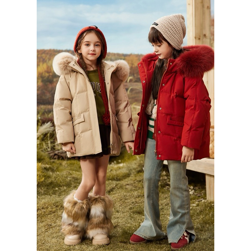โค้ทกันหนาวเด็ก down jacket โค้ทกันหนาวขนเป็ดเด็กทรงสั้น ใส่ติดลบเยอะๆได้เลย ทรงสั้น