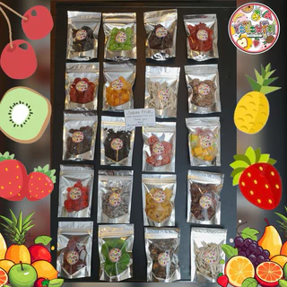 ผลไม้อบแห้ง บ๊วย 🔥ขายดี🔥 (50-70กรัม) ผลไม้รวม Dried Fruit บ๊วยแท้ ลูกชิด สตอเบอร์รี่อบแห้ง และอีกหลายชนิด