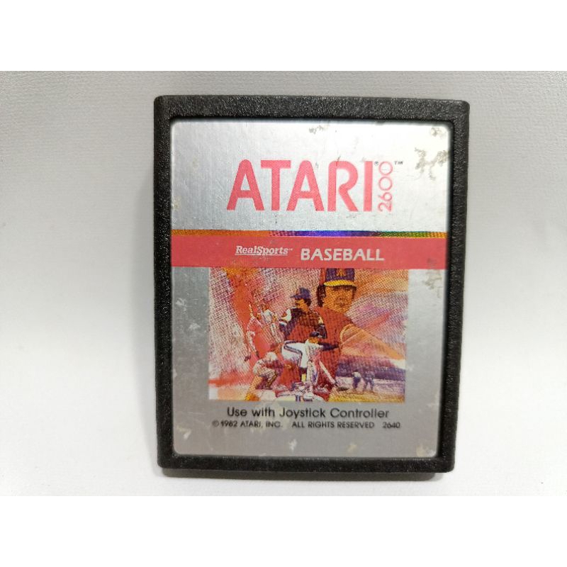 ตลับเกม Atari และ Atari2600 เกม Baseball เกมแนวกีฬา