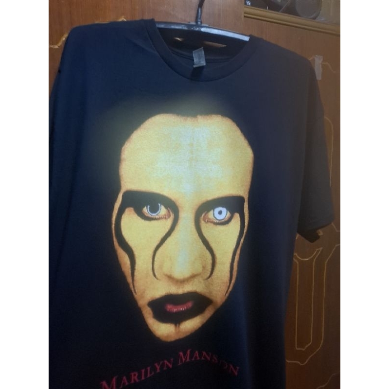 เสื้อวง MARILYN MANSON ป้าย GILDAN มีตอกปี2018