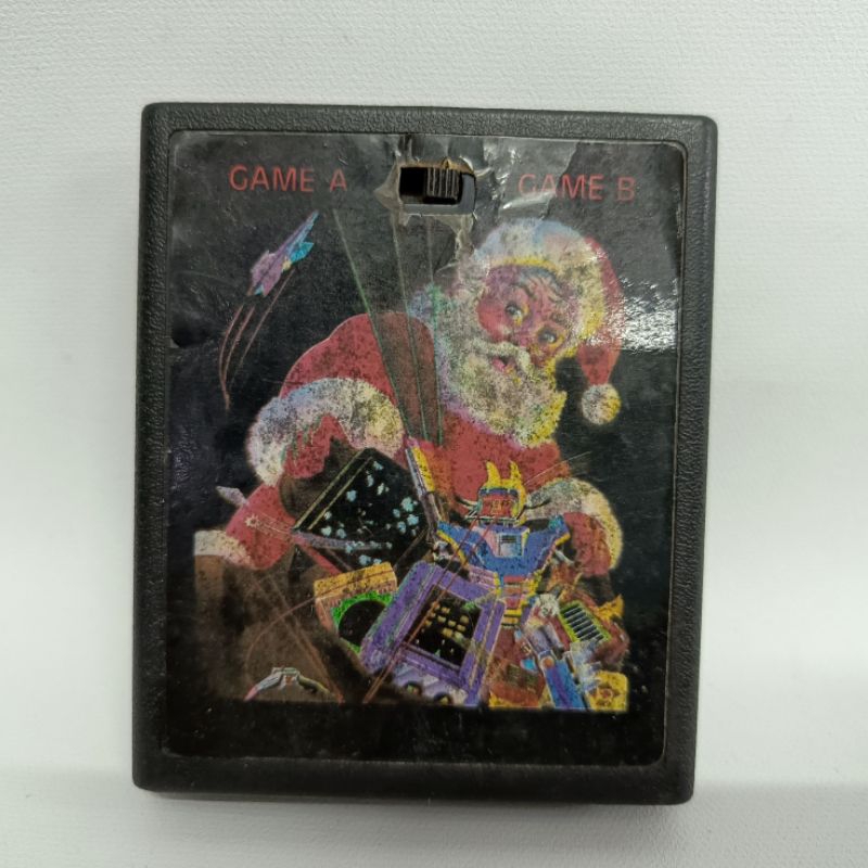 ตลับเกม Atari และ Atari2600 เกม 2 in 1  มีเกม Chopper Cammand กับ Atlantic