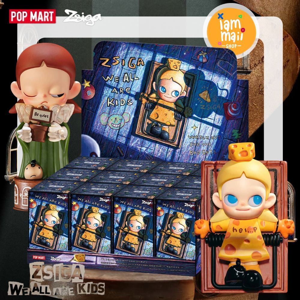 [ยกกล่อง] Zsiga We All Are Kids POPMART พร้อมส่ง