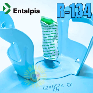 น้ำยาแอร์ R-134a ยี่ห้อ Entalpia ขนาด 3KG. มาตรฐานยุโรป ตรงปก100% ออกใบกำกับภาษีได้